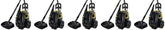 McCulloch MC1385 Deluxe Canister Steam System, Black